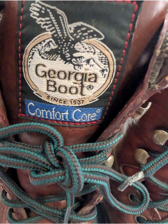 Georgia Boot Mens 8 M Eagle Light Work Boots G8083 Russet Wildwood Leather main image 6